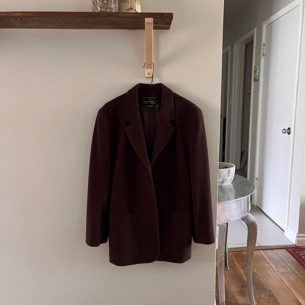 Vintage oversized wool blazer